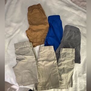 Cat & Jack Kids Shorts Set - Tan, Blue, Gray